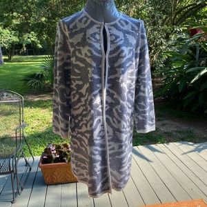 NWT Kasper Long Cardigan Size S